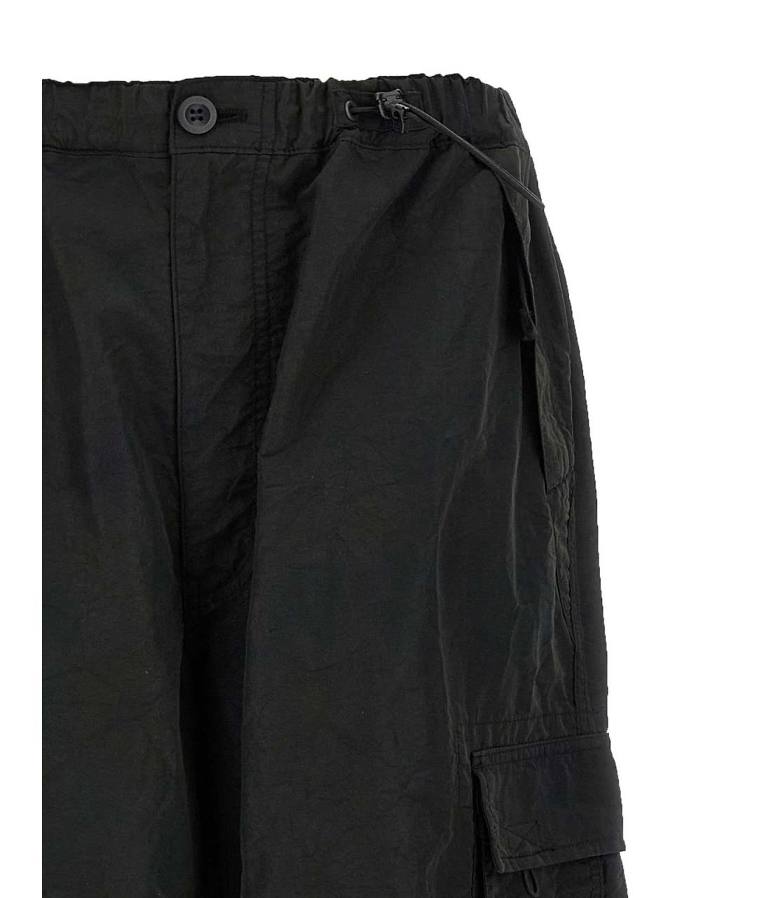 COMME DES GARÇONS HOMME PLUS Черные полиамидовые повседневные брюки, фото 3