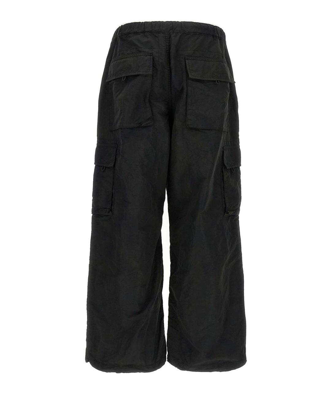 COMME DES GARÇONS HOMME PLUS Черные полиамидовые повседневные брюки, фото 2