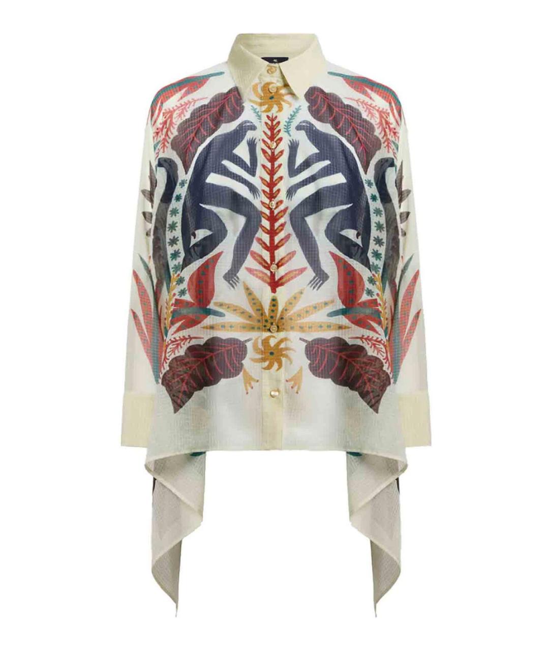 ETRO Мульти полиэстеровая рубашка, фото 1
