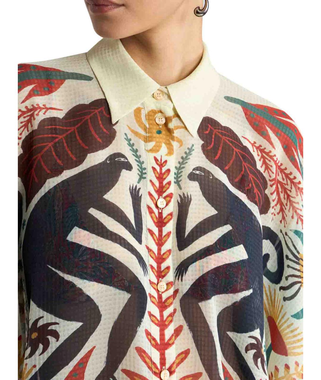 ETRO Мульти полиэстеровая рубашка, фото 4