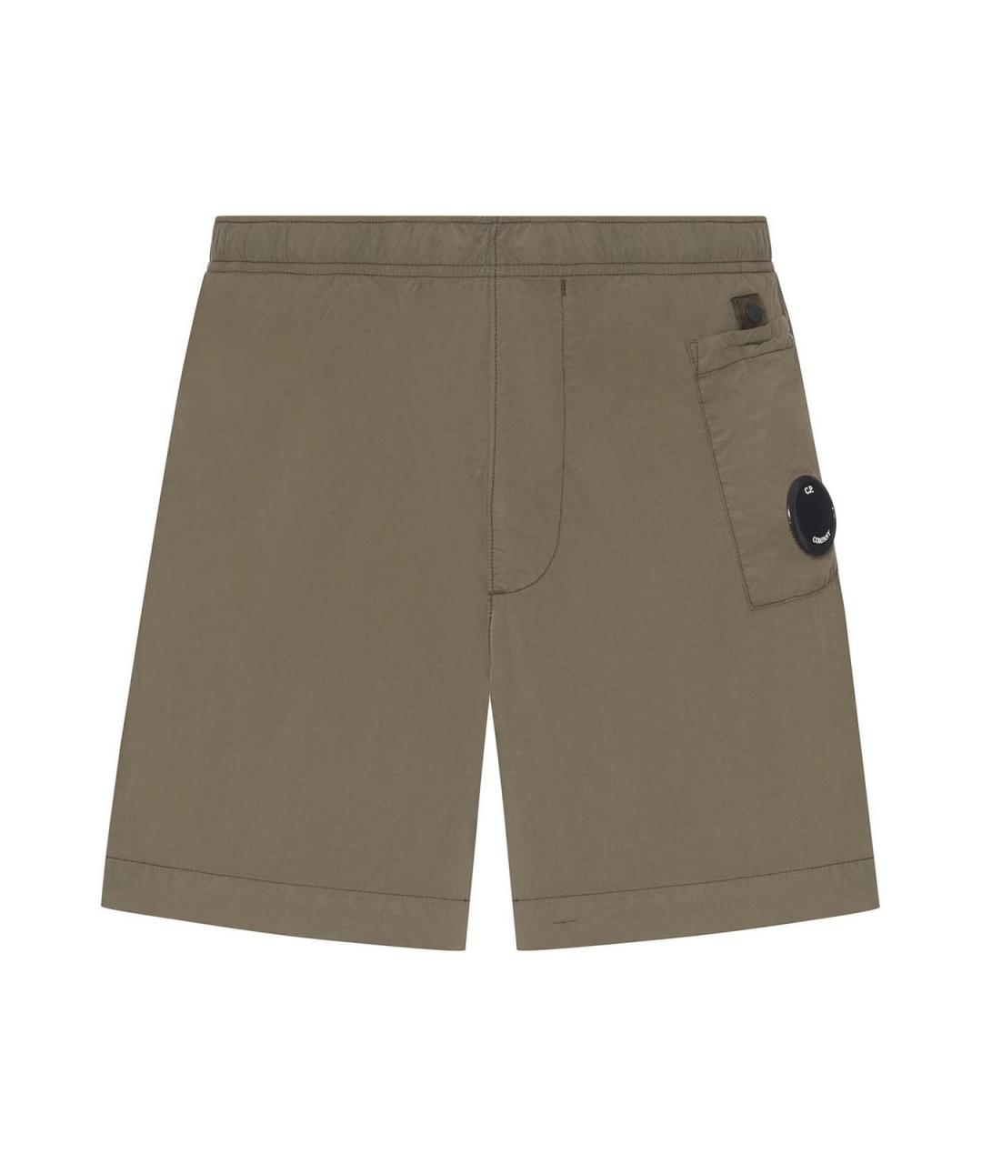 CP COMPANY Хаки полиамидовые шорты, фото 1