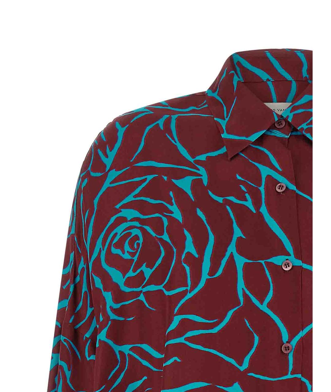 DRIES VAN NOTEN Мульти вискозная рубашка, фото 3