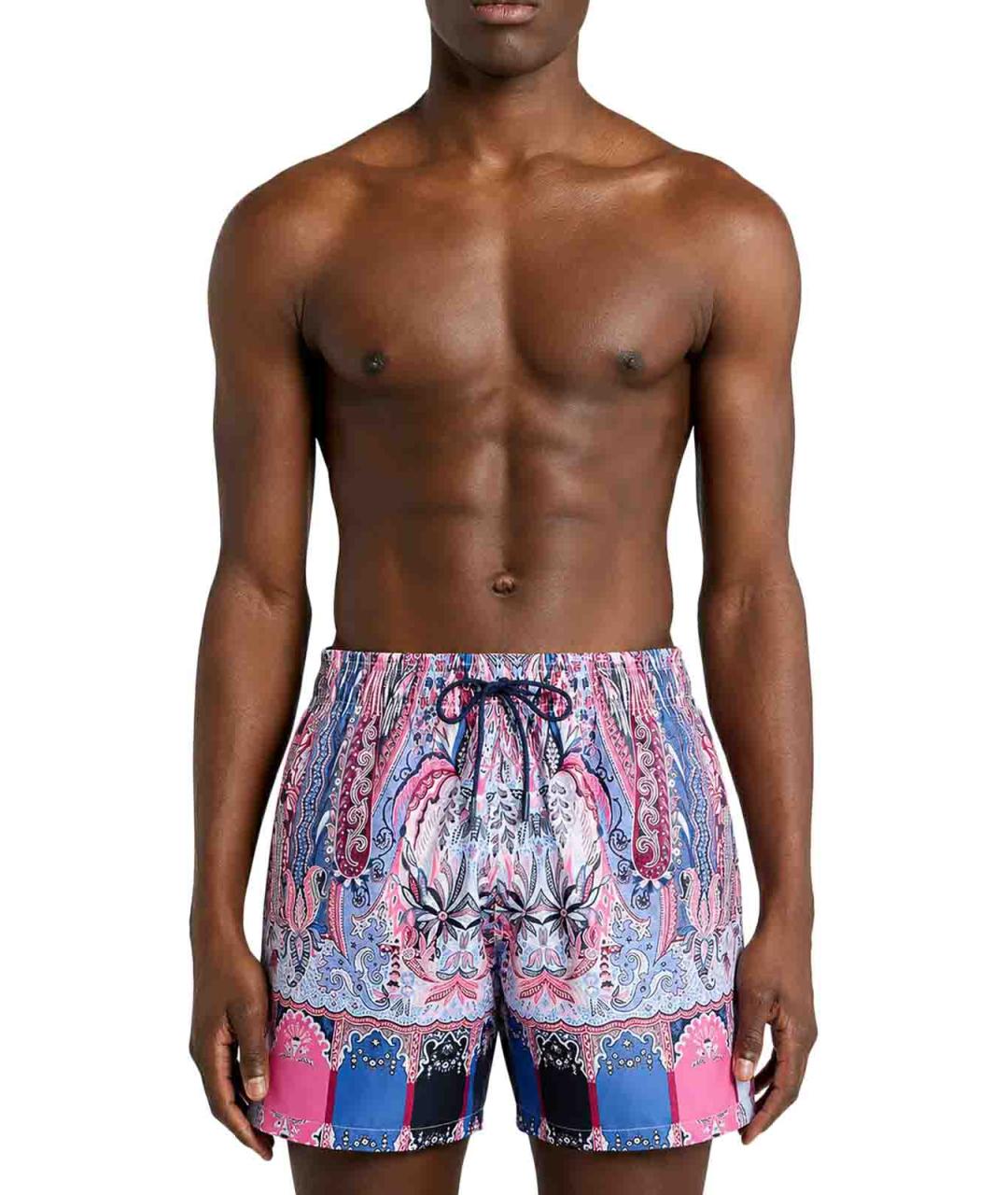 ETRO Мульти полиэстеровые шорты, фото 2