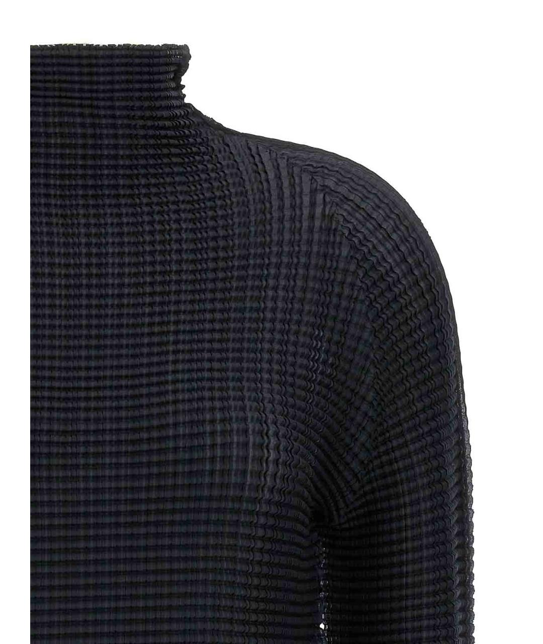 ISSEY MIYAKE Черная полиэстеровая блузы, фото 3
