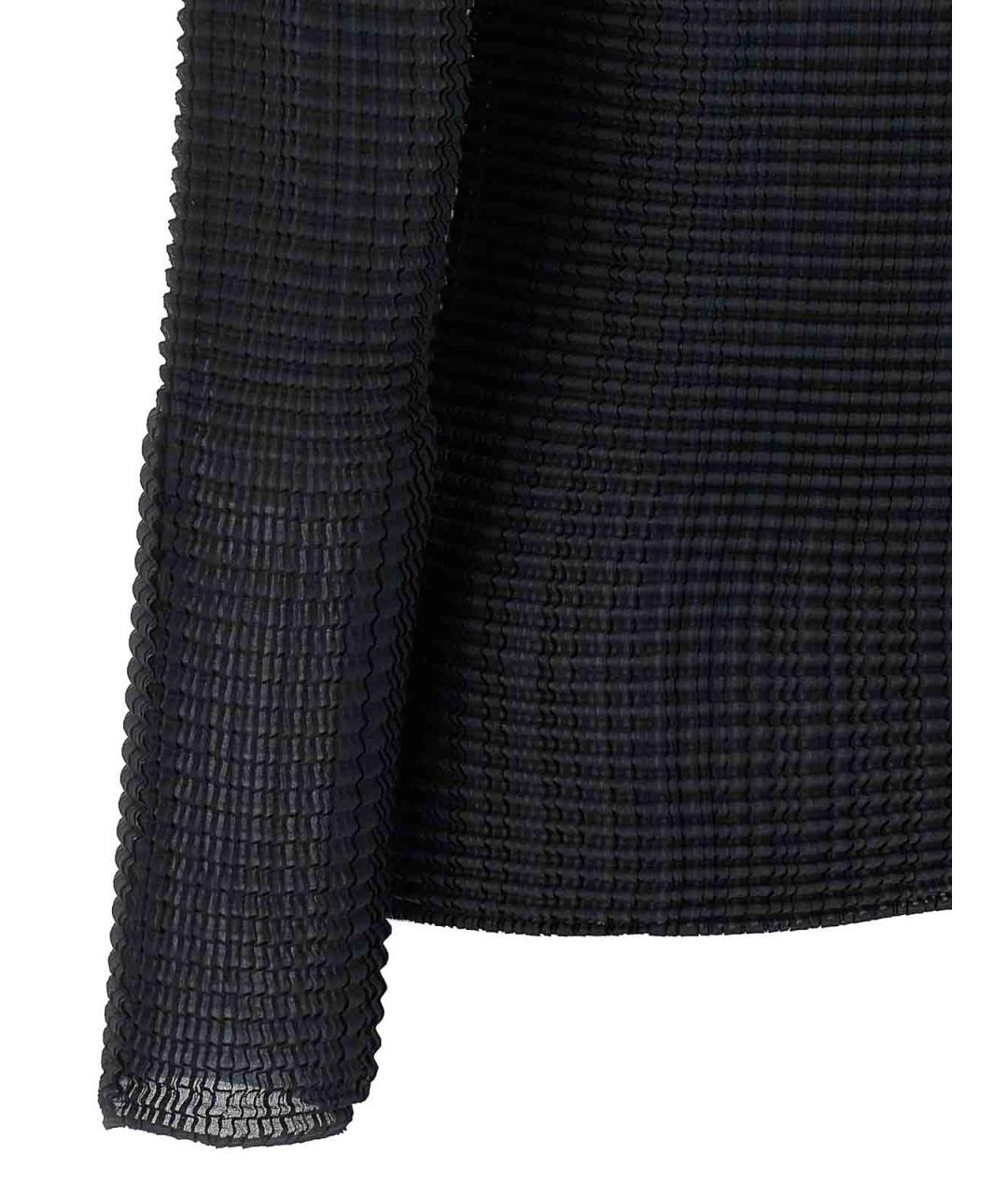 ISSEY MIYAKE Черная полиэстеровая блузы, фото 4