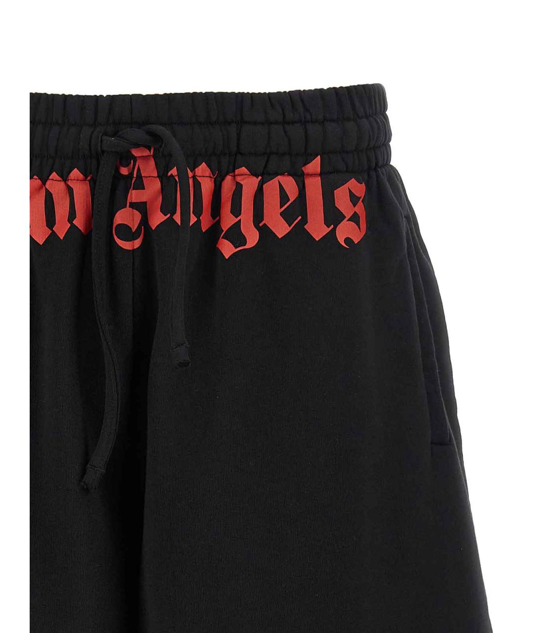 PALM ANGELS Черные хлопковые шорты, фото 3