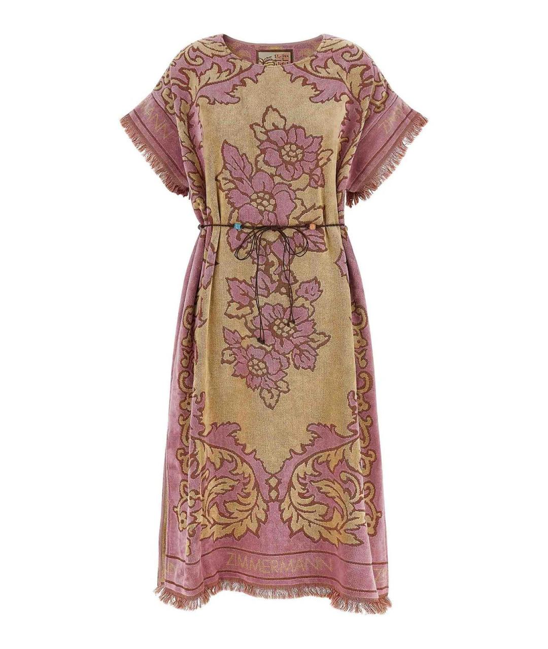 ZIMMERMANN Мульти хлопковое повседневное платье, фото 1