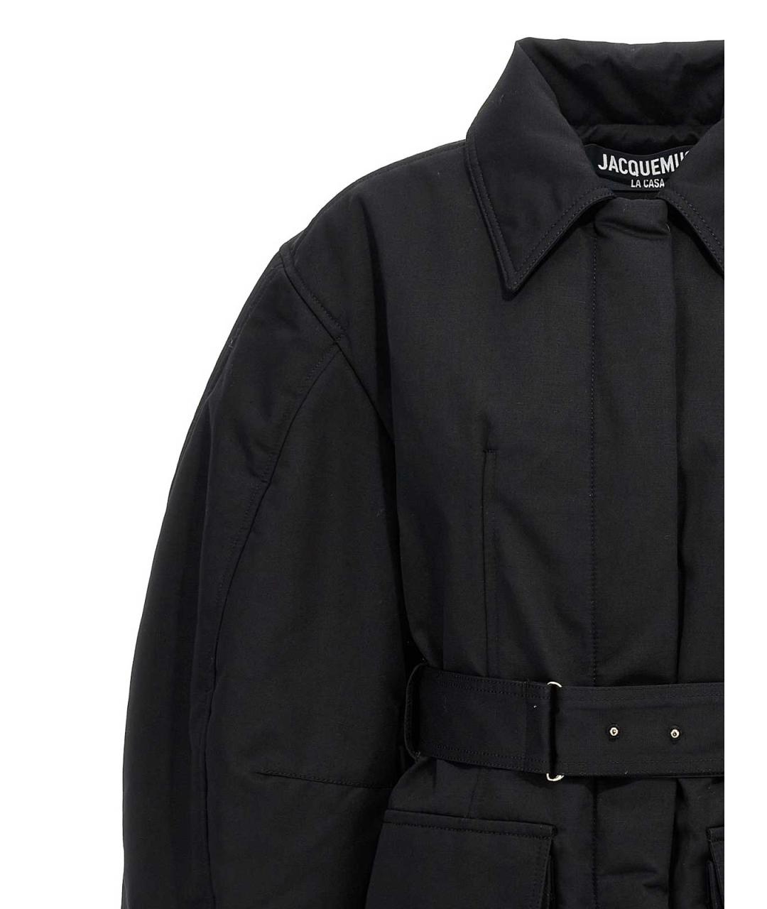 JACQUEMUS Черная хлопковая куртка, фото 3