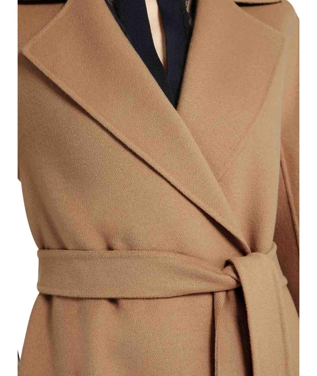 MAX MARA Коричневое кашемировое пальто, фото 5