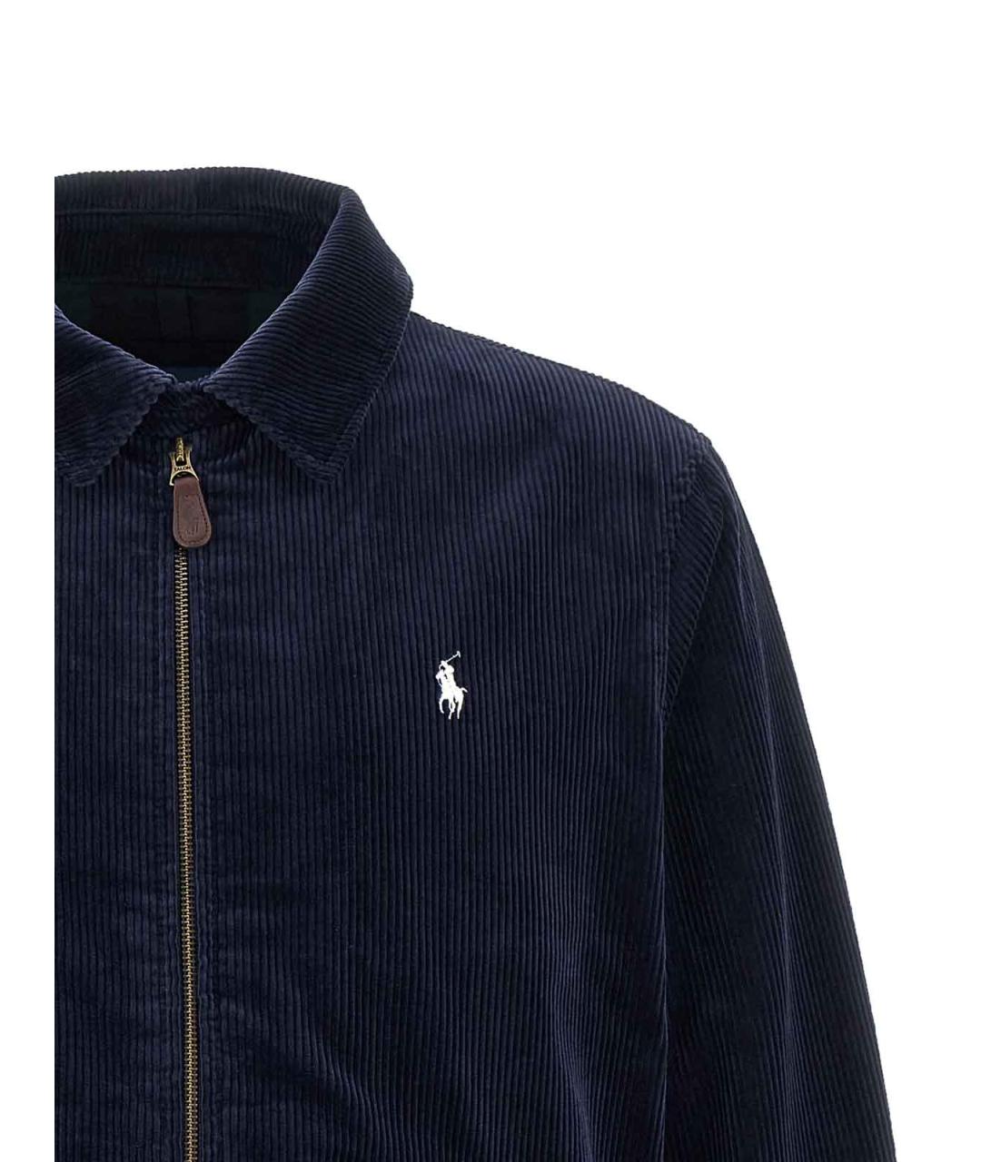 POLO RALPH LAUREN Синяя хлопковая куртка, фото 3
