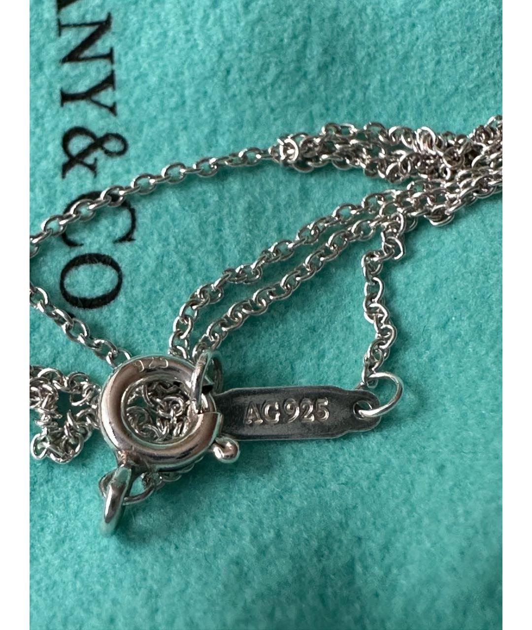 TIFFANY&CO Бирюзовое серебряное колье, фото 6