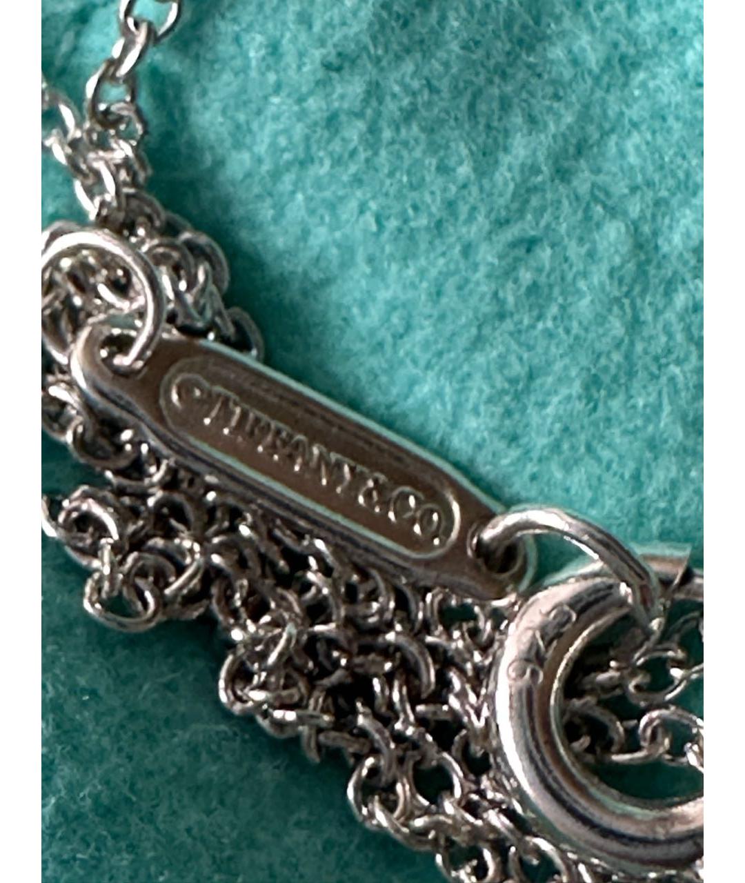 TIFFANY&CO Бирюзовое серебряное колье, фото 5
