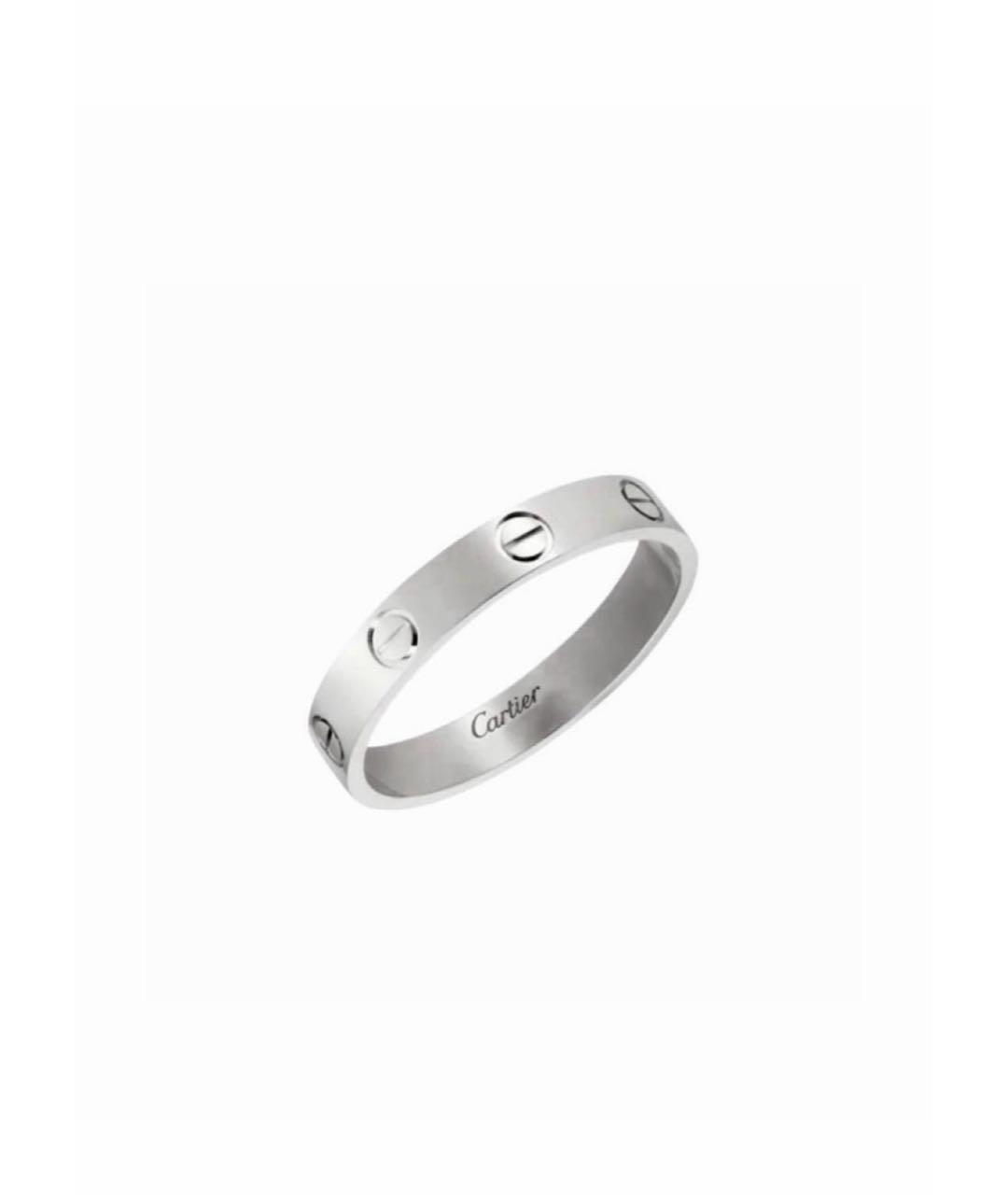 CARTIER Серебряное кольцо из белого золота, фото 9