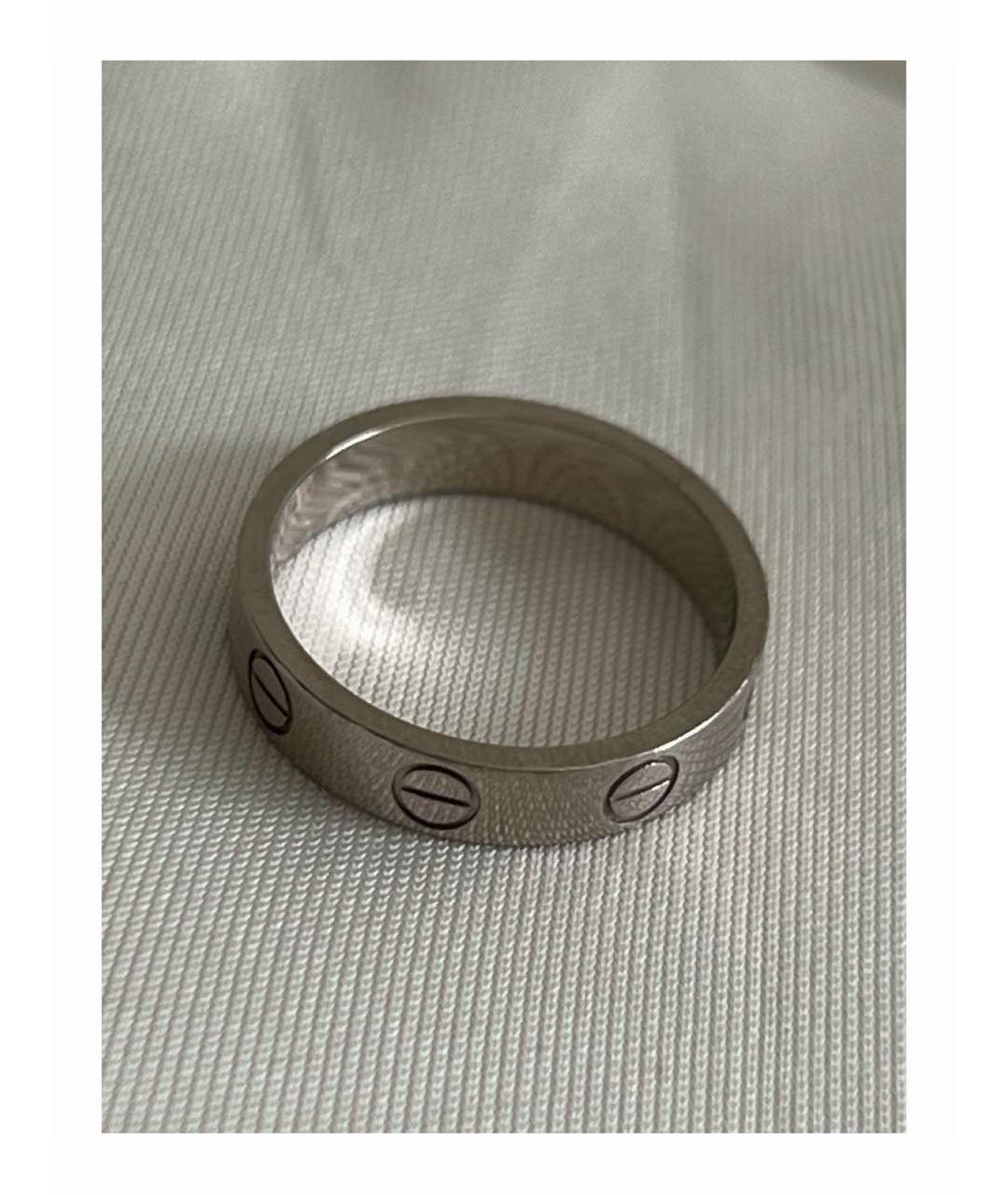 CARTIER Серебряное кольцо из белого золота, фото 4