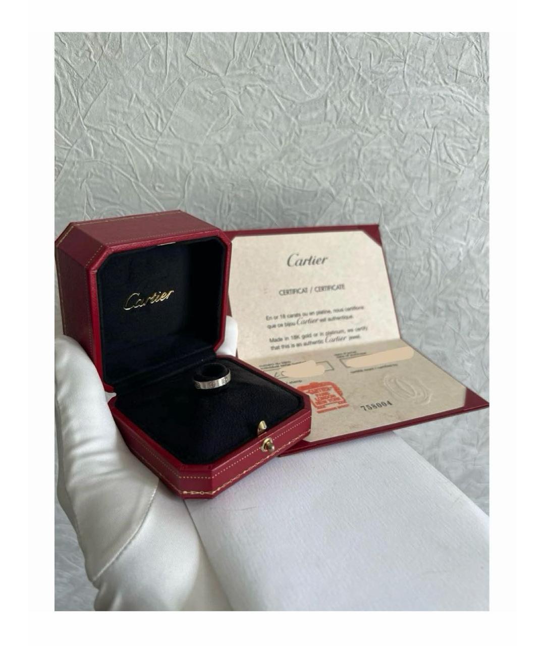 CARTIER Серебряное кольцо из белого золота, фото 6
