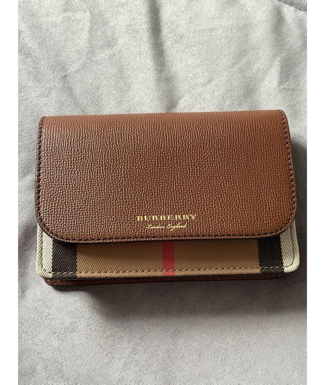 BURBERRY Коричневая сумка через плечо, фото 9