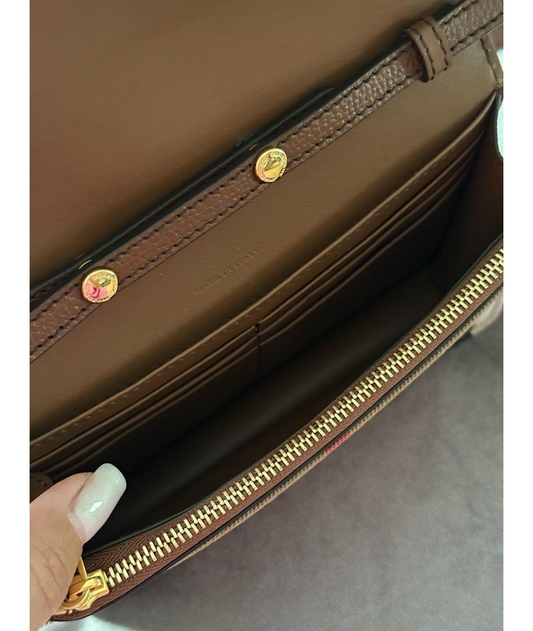 BURBERRY Коричневая сумка через плечо, фото 4