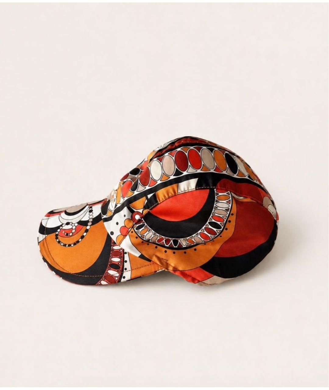 EMILIO PUCCI Оранжевая синтетическая кепка, фото 2