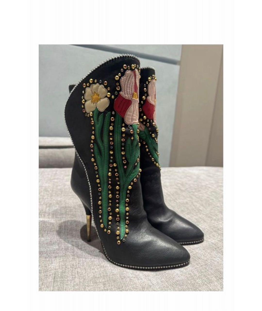 GUCCI Мульти кожаные полусапоги, фото 6