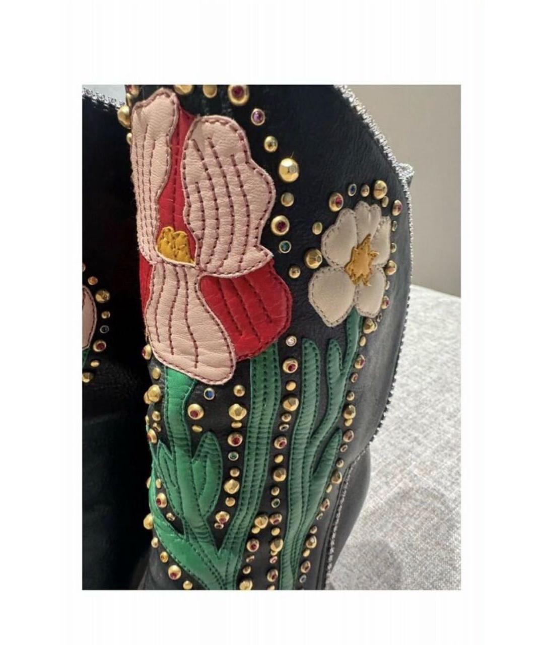 GUCCI Мульти кожаные полусапоги, фото 5