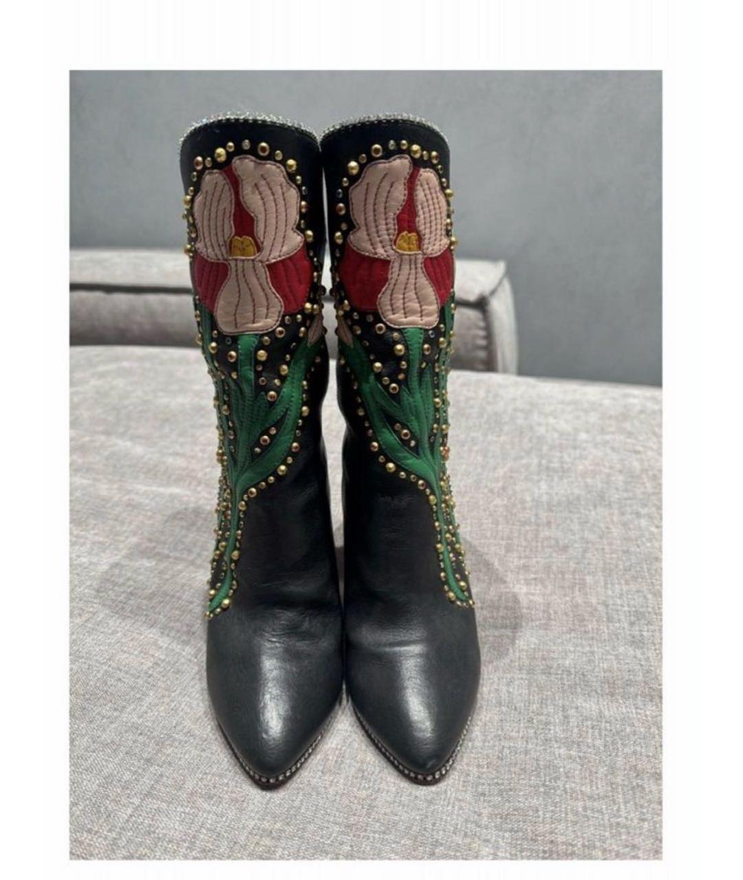 GUCCI Мульти кожаные полусапоги, фото 2