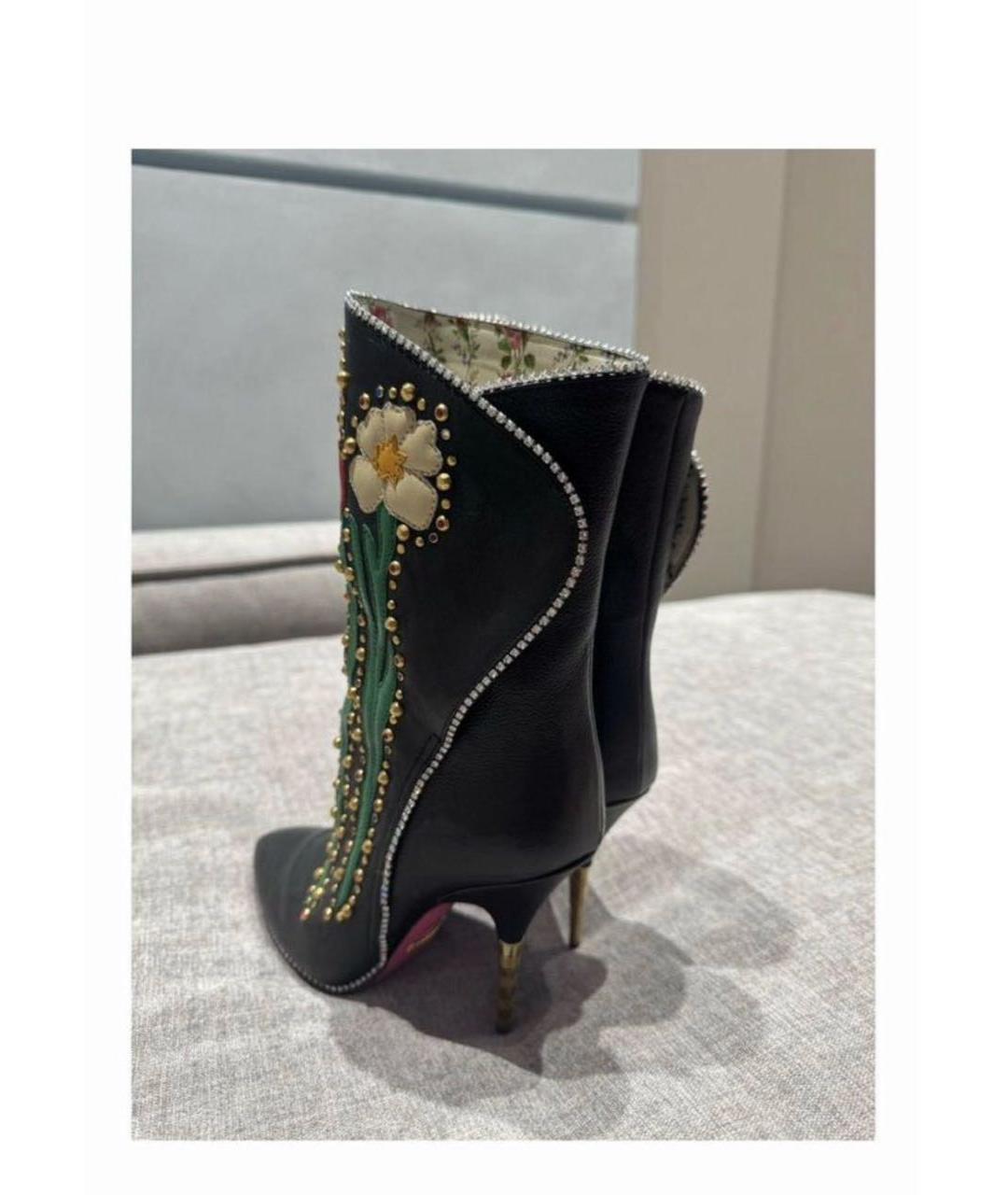 GUCCI Мульти кожаные полусапоги, фото 4