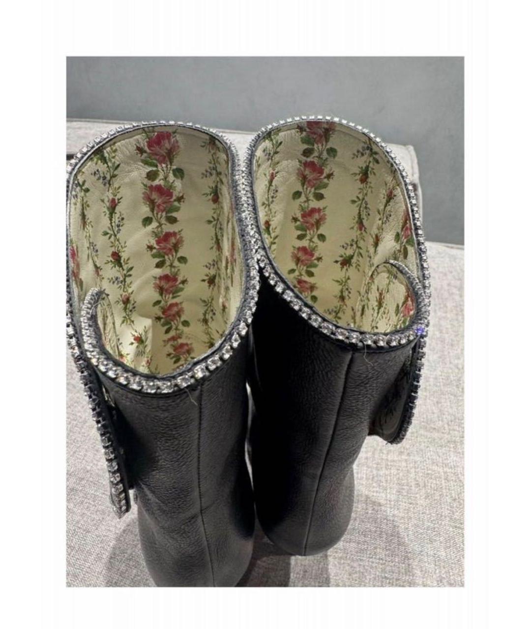 GUCCI Мульти кожаные полусапоги, фото 3