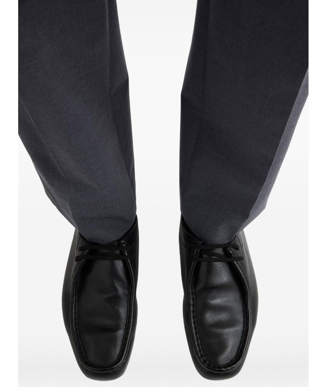 JIL SANDER Черные кожаные лоферы, фото 3
