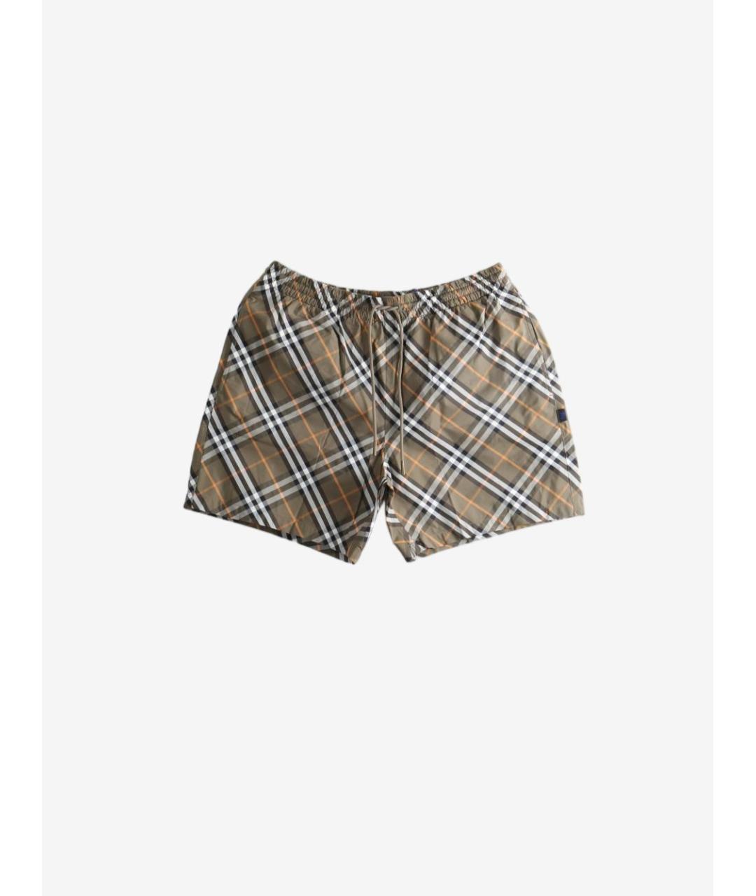 BURBERRY Мульти полиэстеровые шорты, фото 1