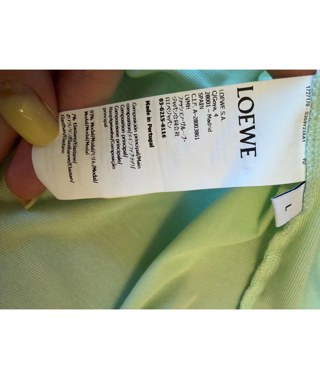LOEWE Салатовая водолазка, фото 3
