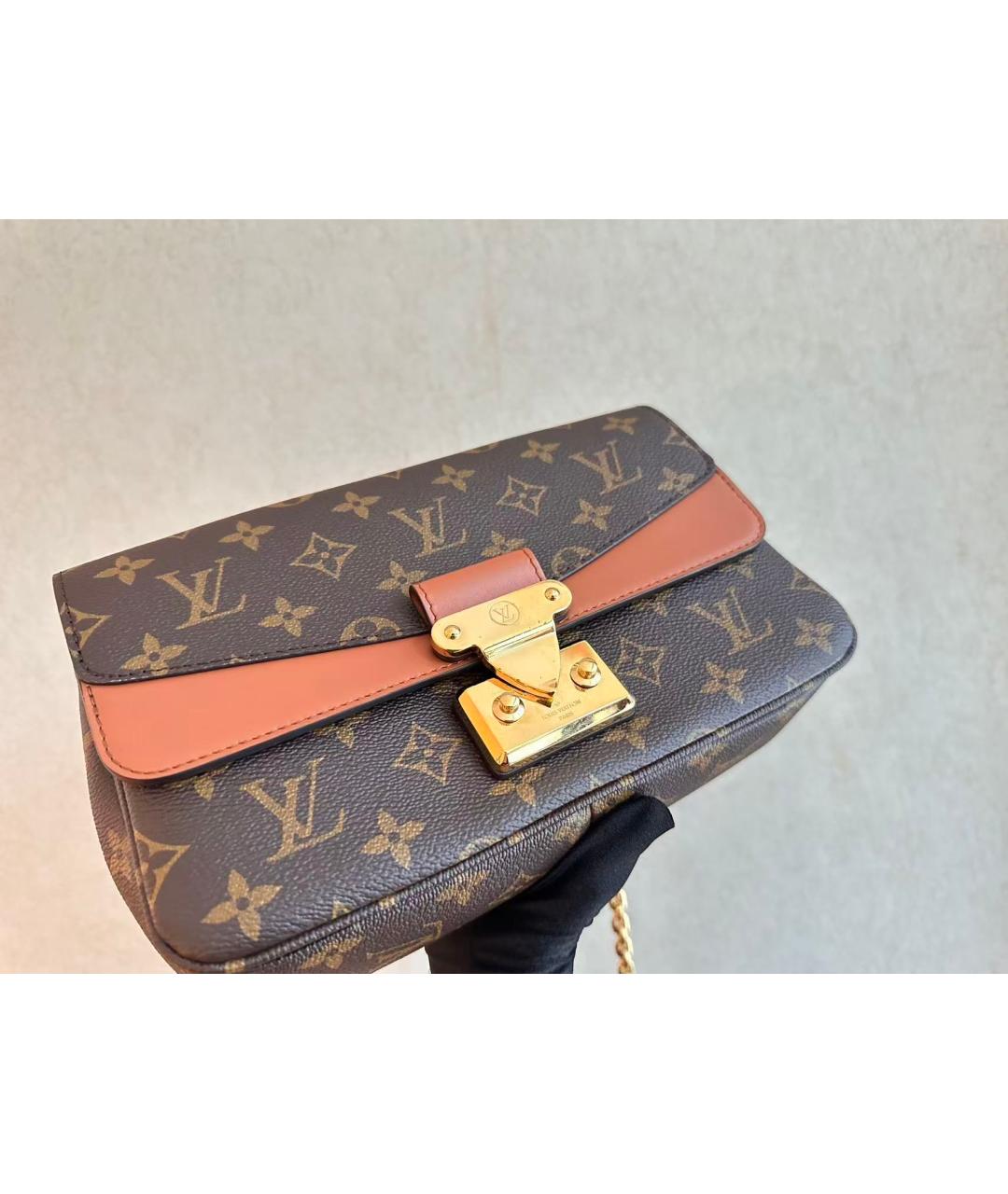 LOUIS VUITTON Коричневая сумка через плечо, фото 4