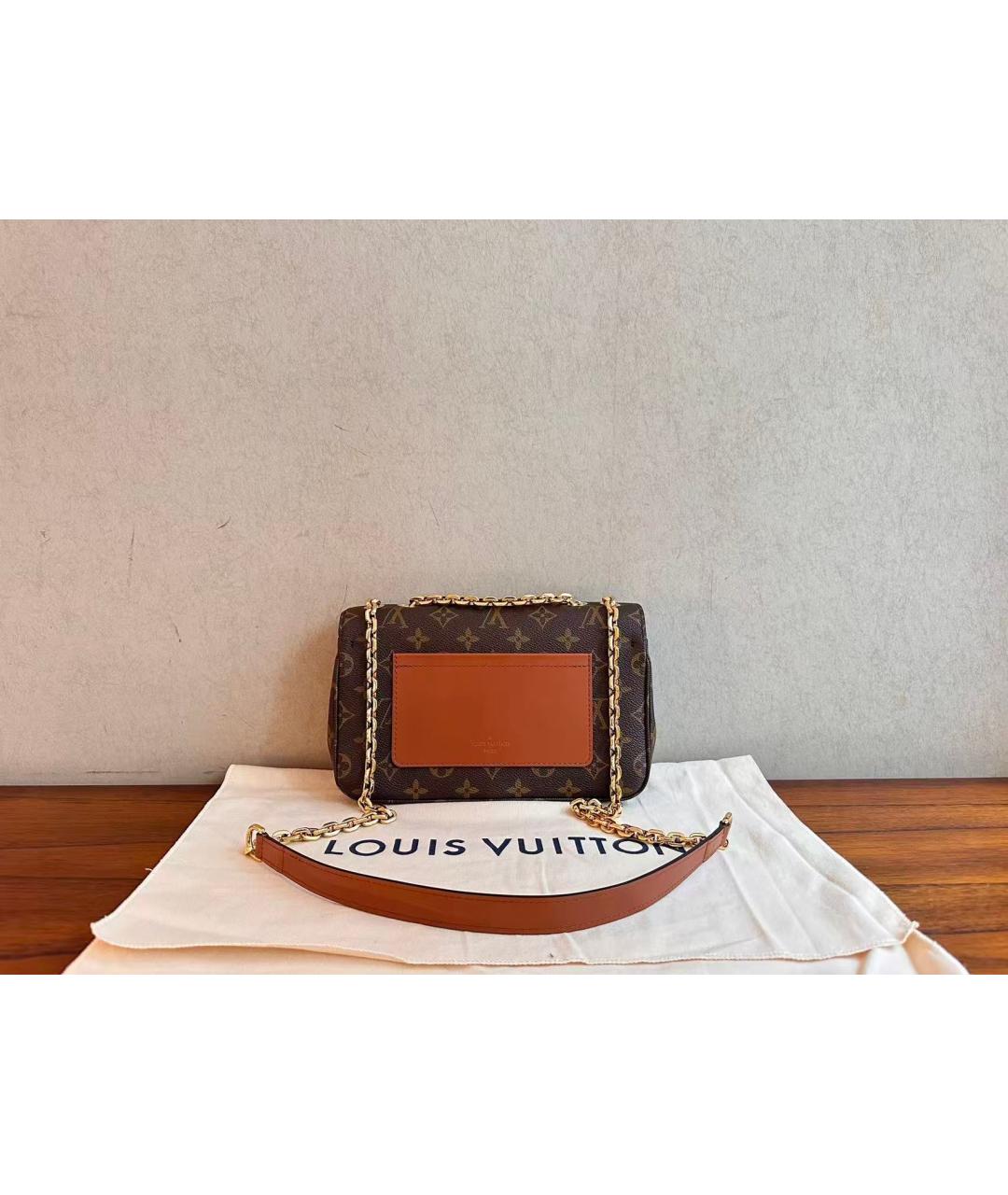 LOUIS VUITTON Коричневая сумка через плечо, фото 2