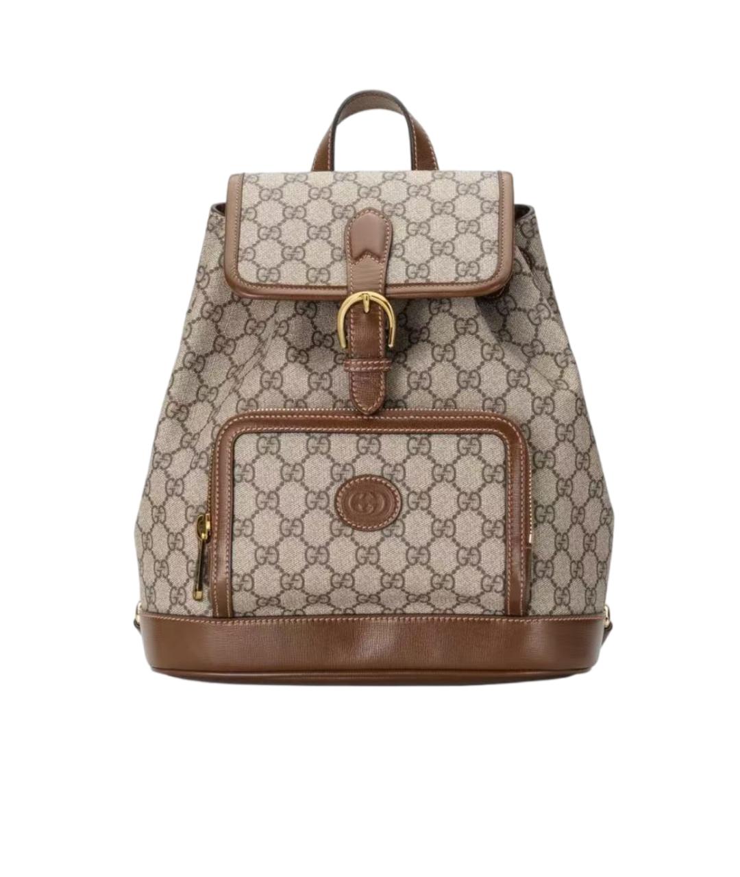 GUCCI Бежевый рюкзак, фото 7