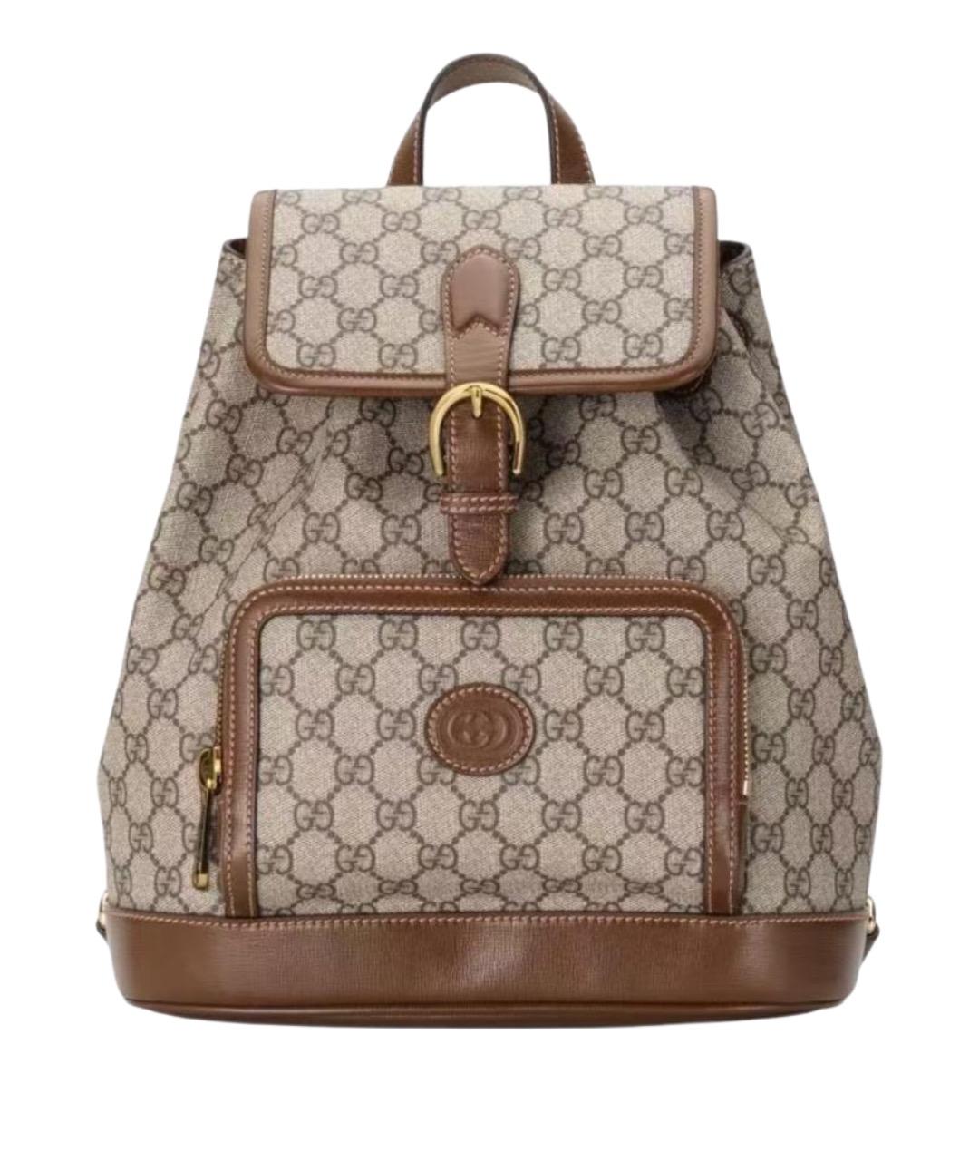 GUCCI Бежевый рюкзак, фото 1