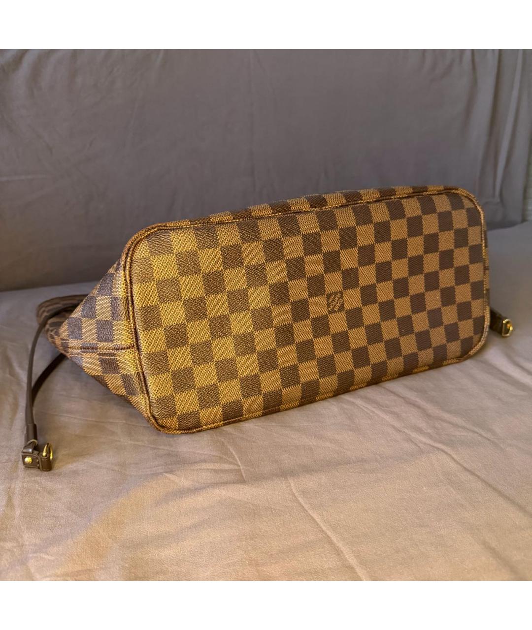 LOUIS VUITTON Коричневая сумка тоут, фото 4