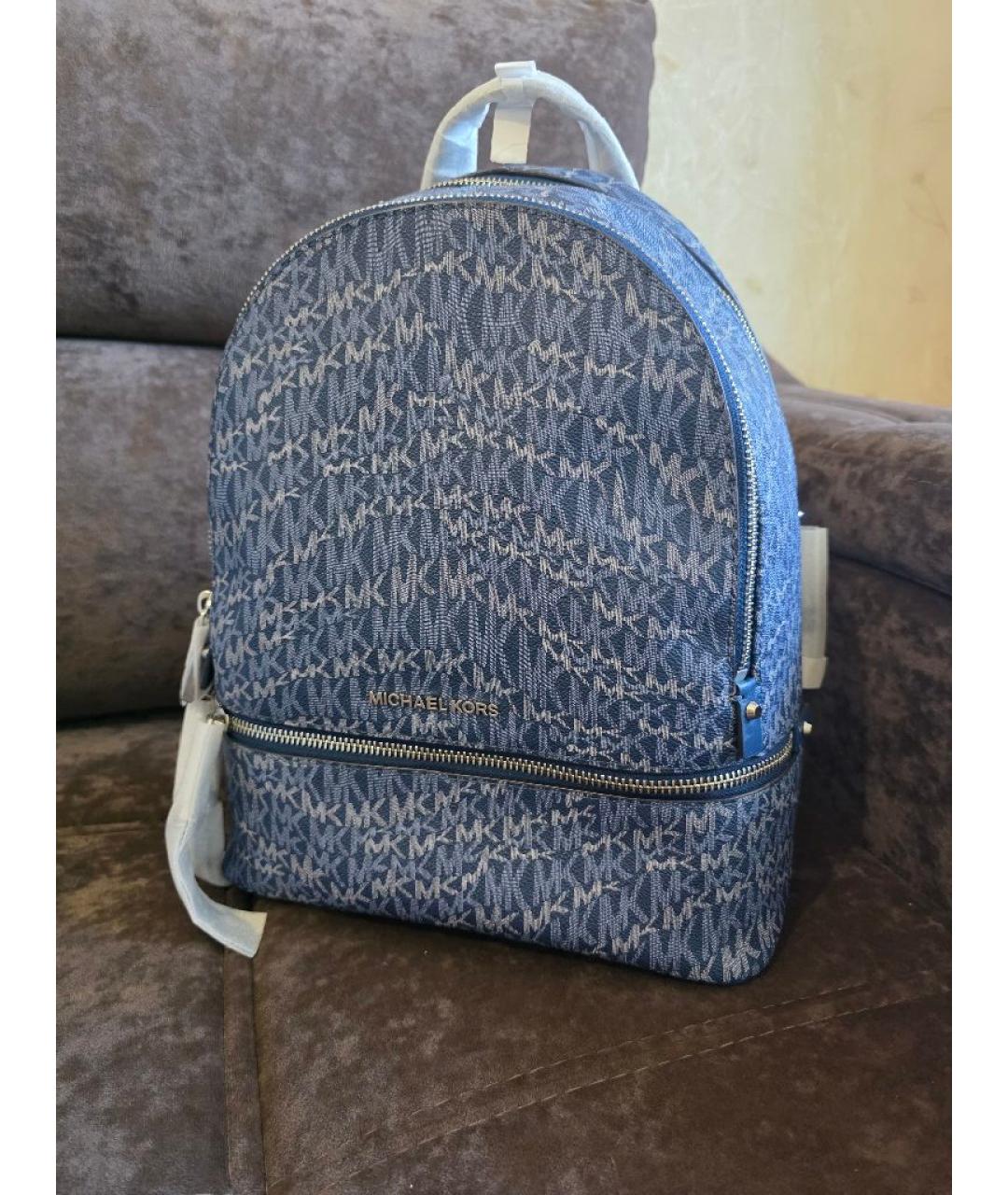 MICHAEL KORS Синий рюкзак, фото 2