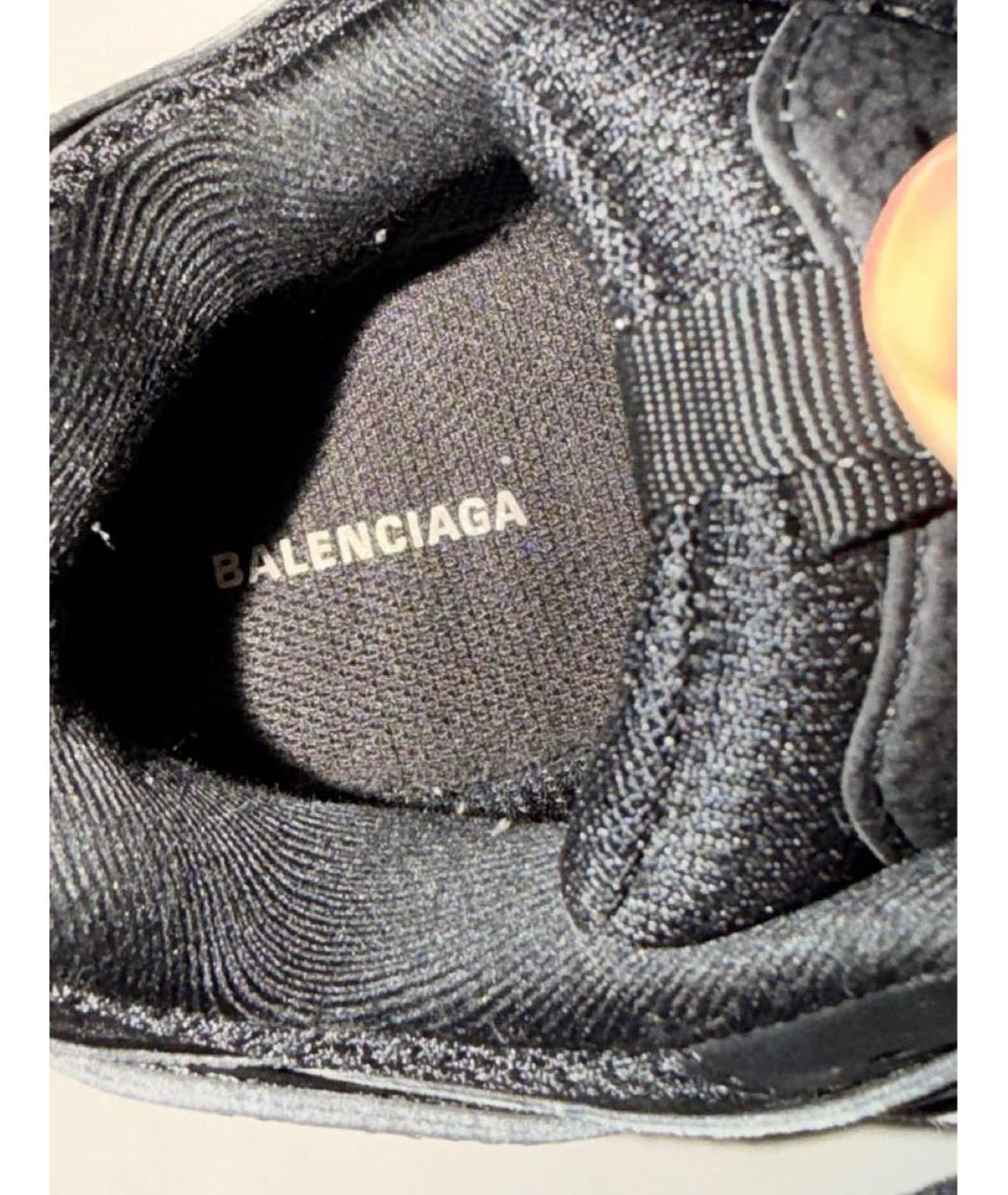 BALENCIAGA Антрацитовые кроссовки, фото 3