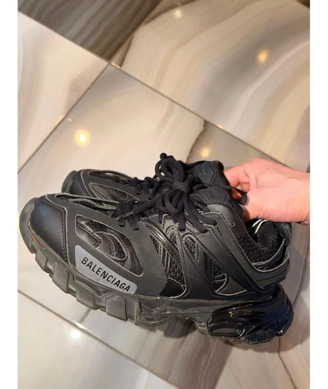 BALENCIAGA Антрацитовые кроссовки, фото 6