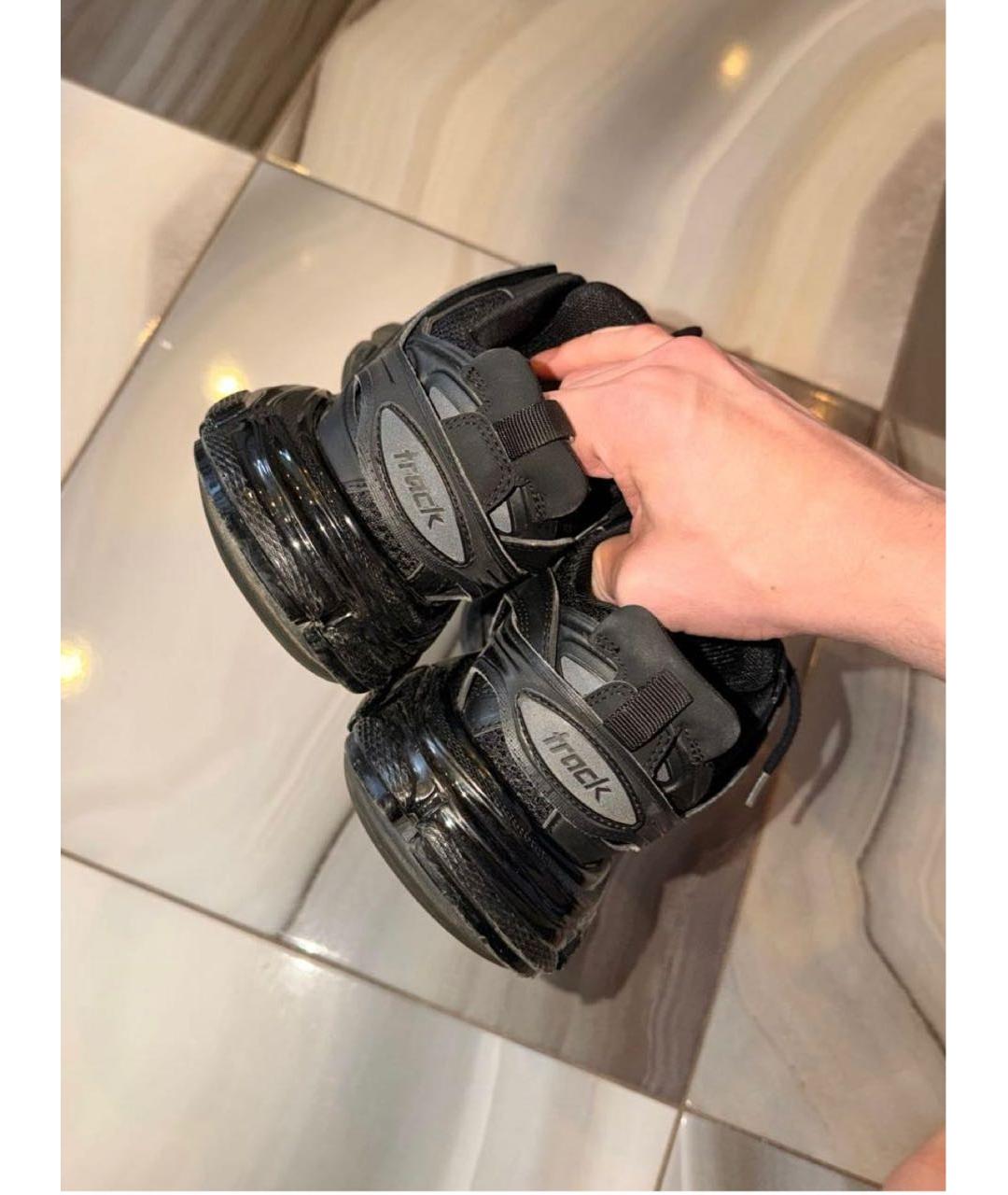 BALENCIAGA Антрацитовые кроссовки, фото 5