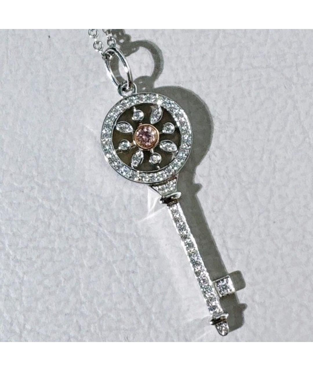 TIFFANY&CO Серебряное платиновое колье, фото 4