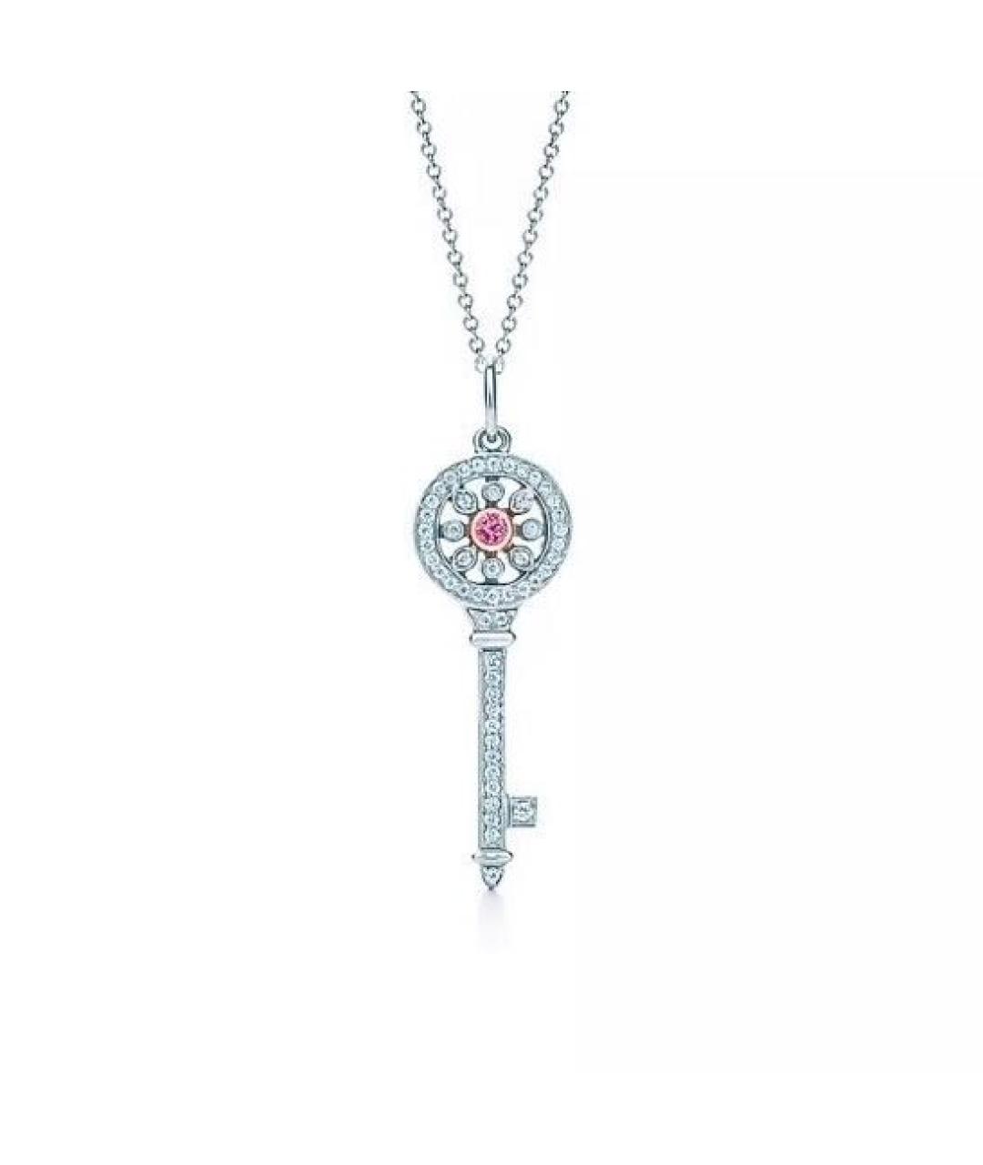 TIFFANY&CO Серебряное платиновое колье, фото 1