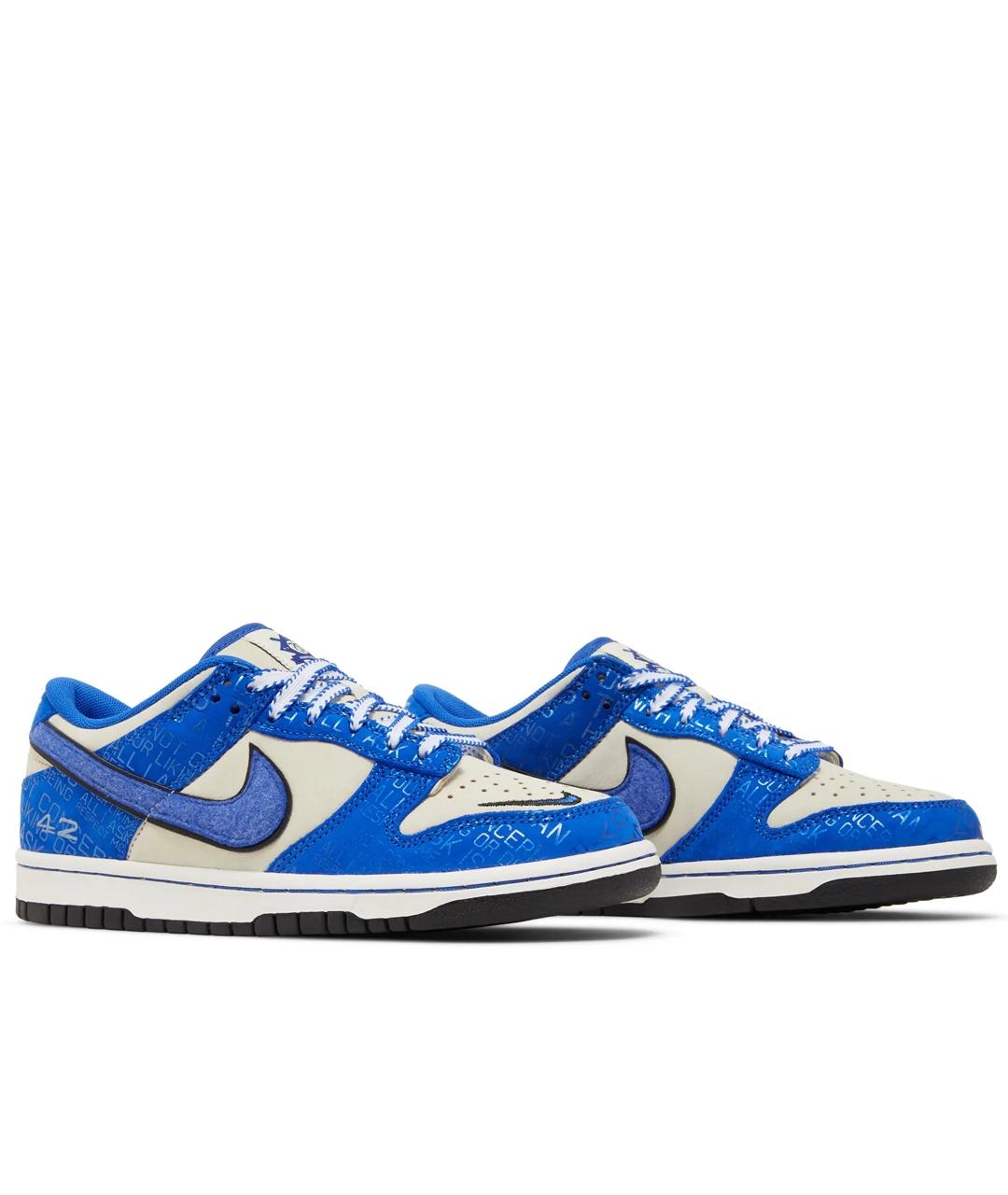 NIKE Синие кожаные кеды, фото 2