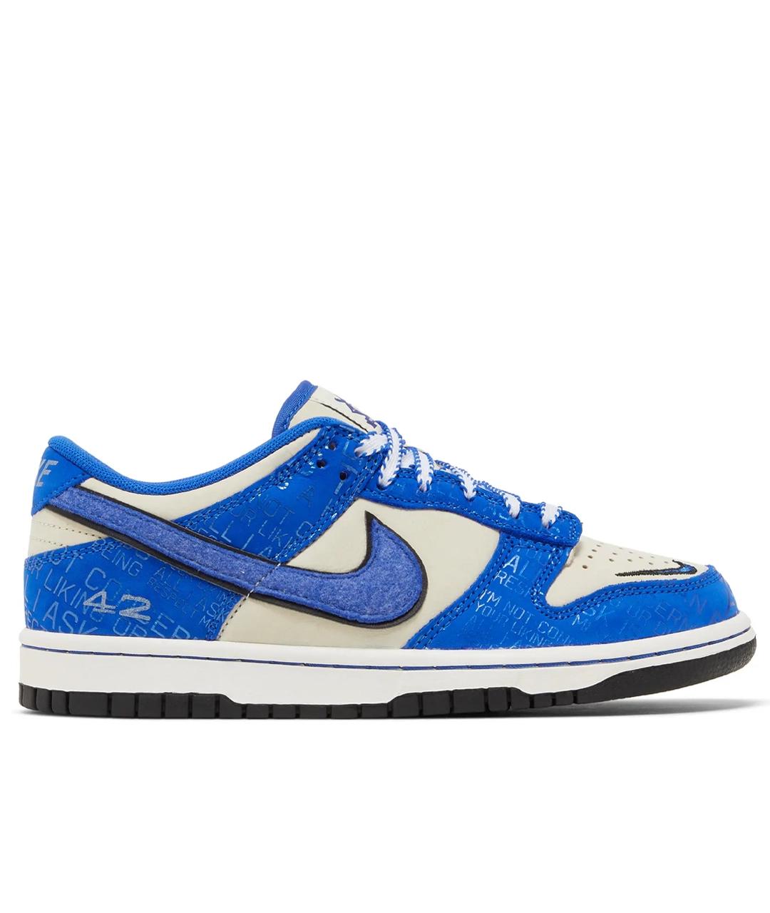 NIKE Синие кожаные кеды, фото 1
