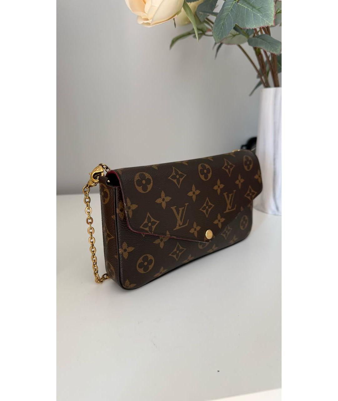 LOUIS VUITTON Коричневая сумка через плечо, фото 2