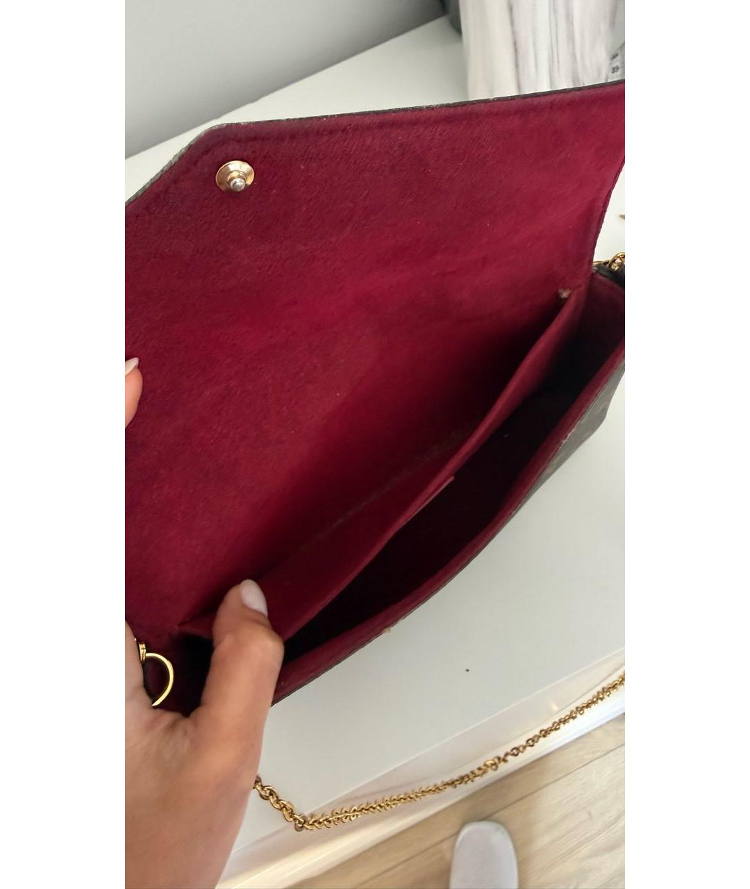 LOUIS VUITTON Коричневая сумка через плечо, фото 4