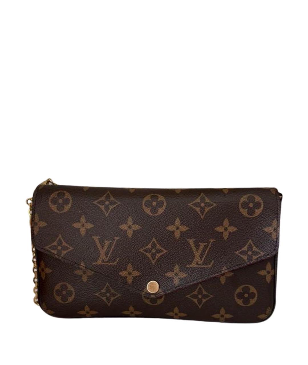 LOUIS VUITTON Коричневая сумка через плечо, фото 1