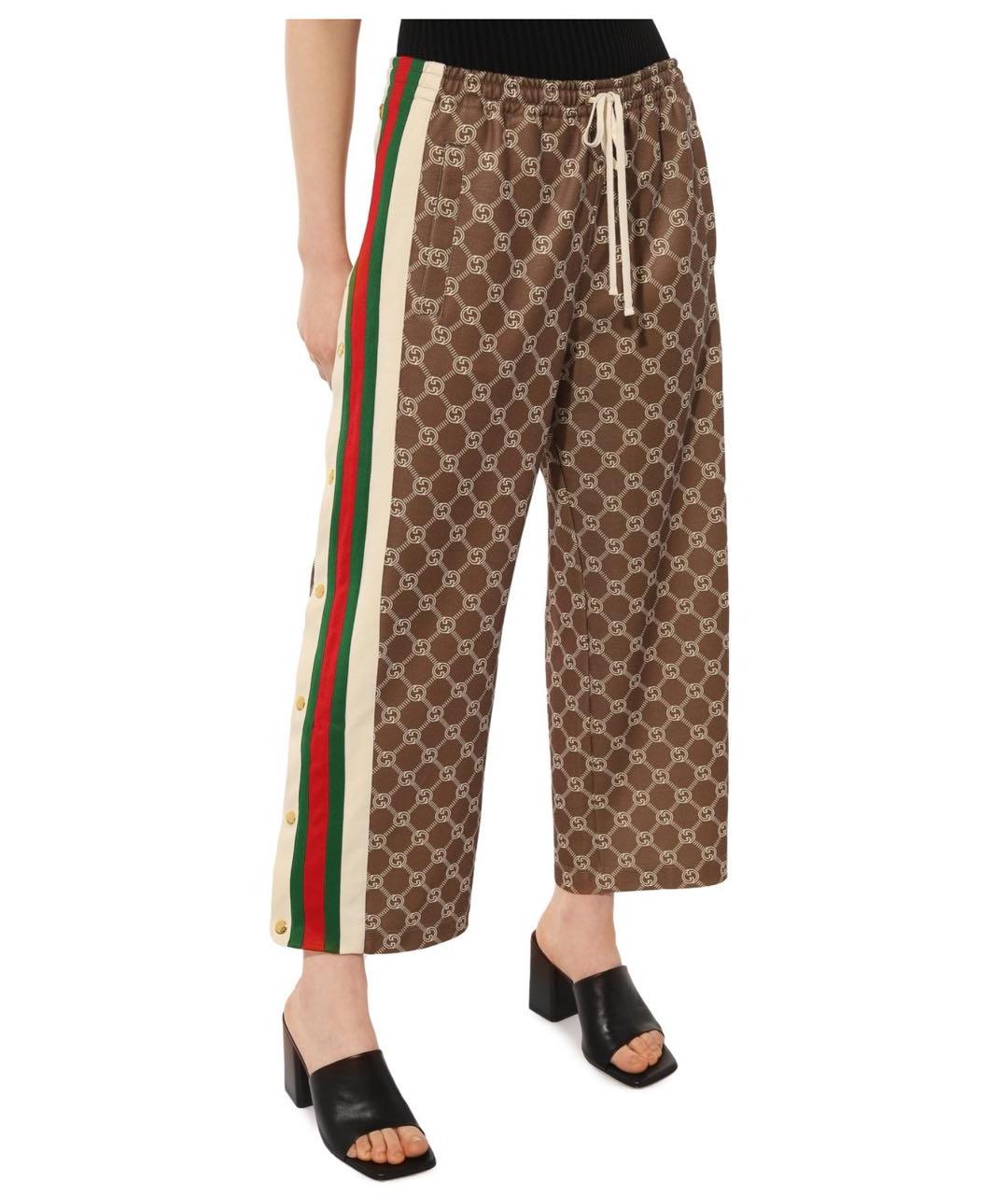 GUCCI Коричневые кюлоты, фото 6