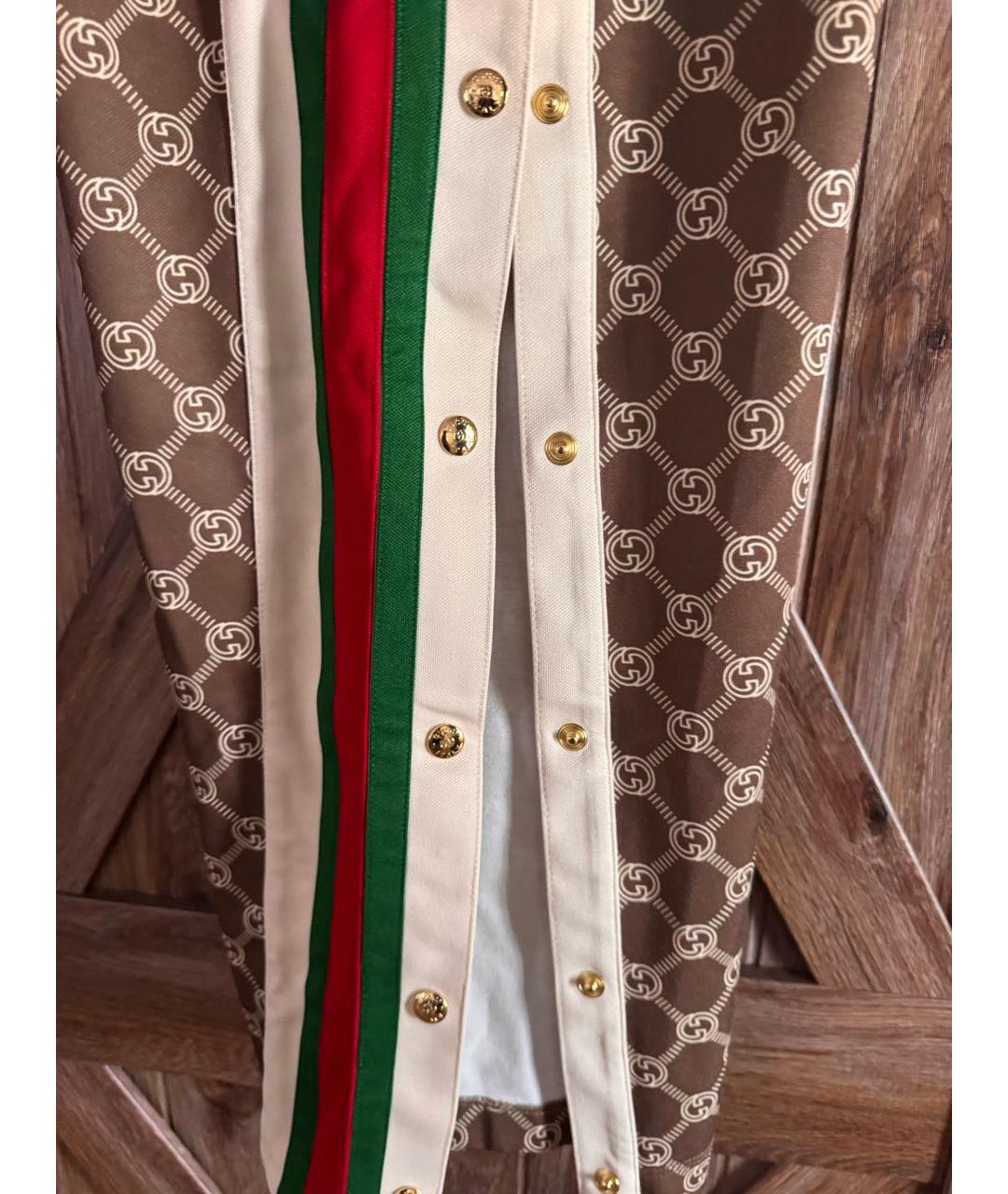 GUCCI Коричневые кюлоты, фото 4