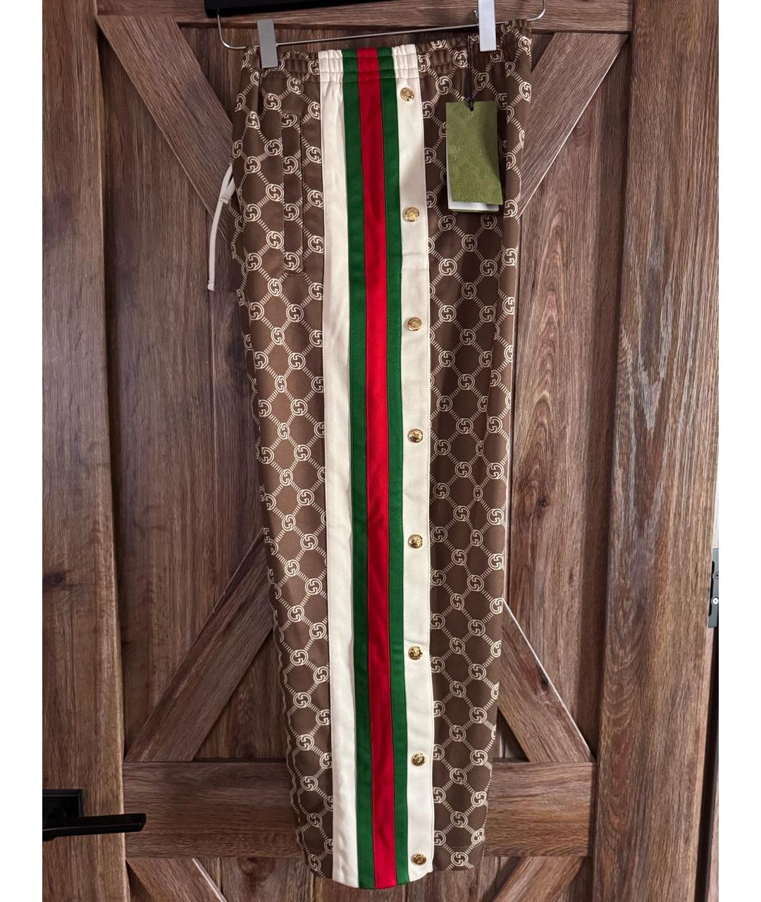 GUCCI Коричневые кюлоты, фото 3