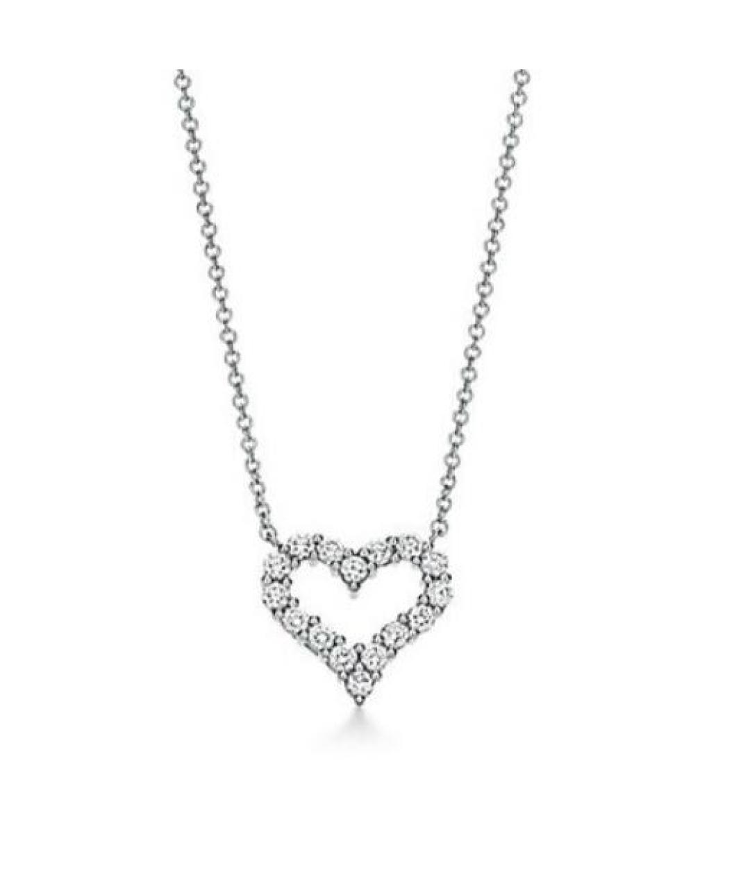 TIFFANY&CO Серебряное платиновое колье, фото 7